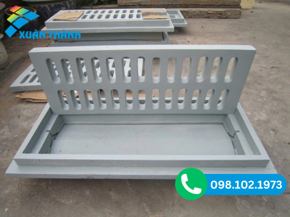 Bộ song chắn rác gồm khung bằng Composite