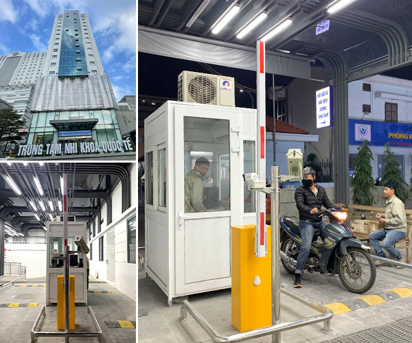 Bãi đỗ xe thông minh tại bệnh viện nhi Hải Phòng