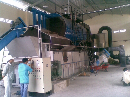 Nồi hơi đốt than củi