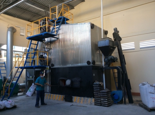 Nồi hơi đốt than củi