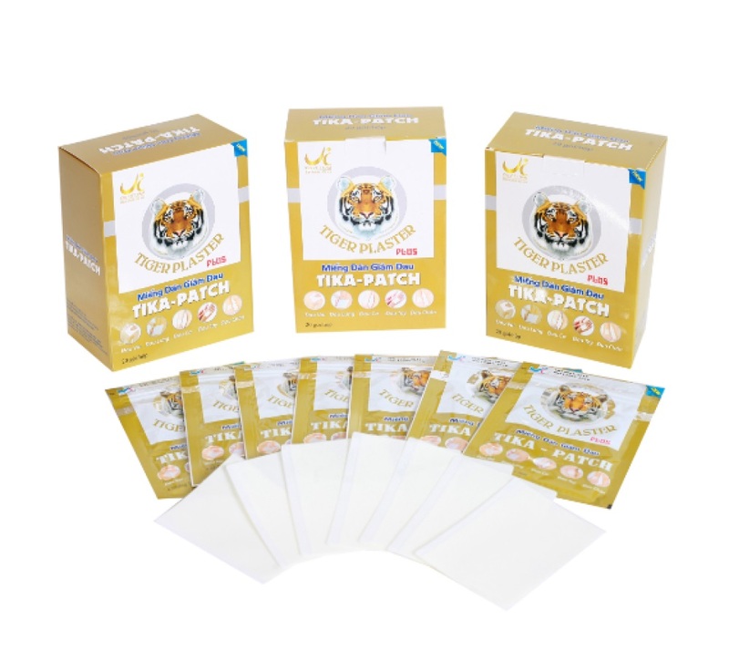 Miếng dán giảm đau Tika - Patch Tiger