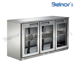 Tủ lạnh bàn 3 cánh kính