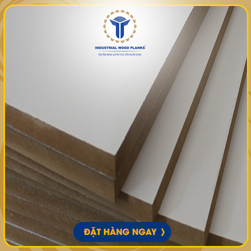 Ván HDF phủ trắng
