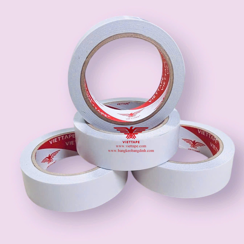 Băng keo 2 mặt trắng
