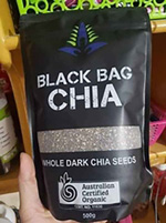 Hạt chi Black Bag 500g - Hạt chia hữu cơ úc