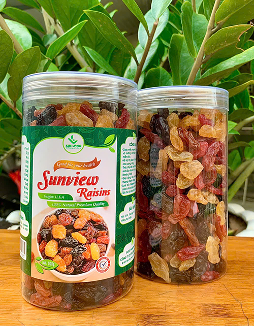 Nho Khô RaiSins Hộp 500g