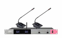 Micro cổ ngỗng không dây 2 mic Shupu HM-001/2