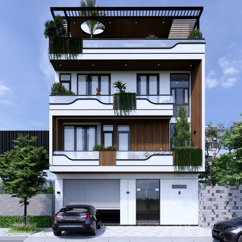 Thiết kế nhà phố hiện đại