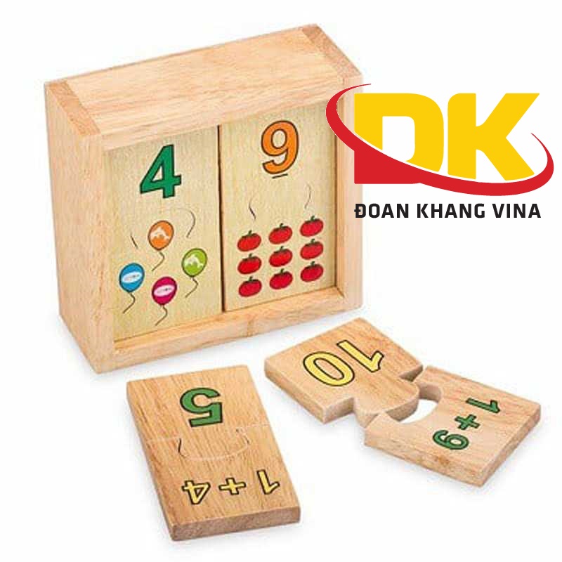 Bộ học đếm đến 10 ghép số