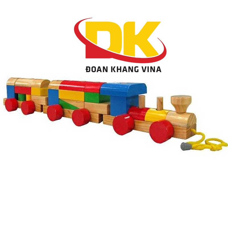Bộ lắp ráp xe lửa bằng gỗ