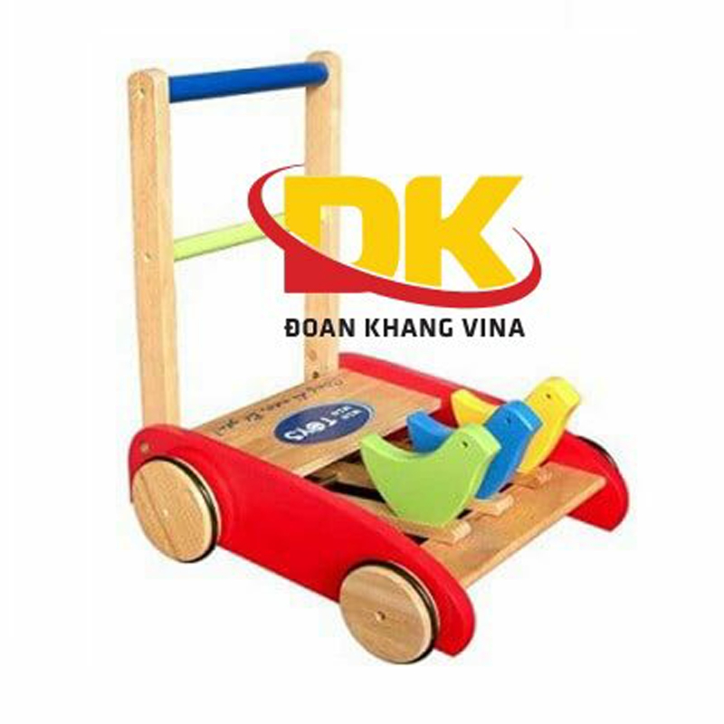 Xe tập đi bằng gỗ cho bé