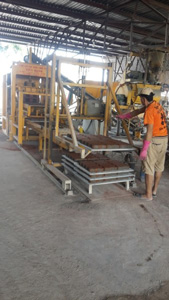 Máy móc dây chuyền sản xuất gạch Block