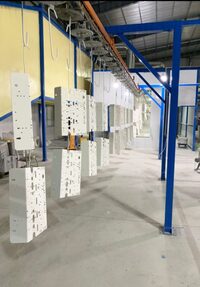 Dây chuyền sơn tĩnh điện bán tự động