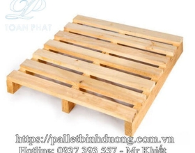 Pallet gỗ 2 hướng nâng tải trọng 2.5 tấn