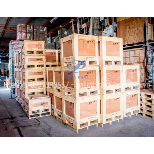 Thùng gỗ Pallet Long An