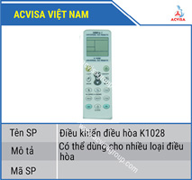Điều khiển điều hòa dùng cho nhiều loại