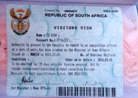 Visa du lịch Nam Phi