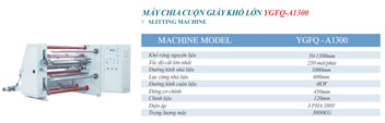 Máy chia cuộn giấy khổ lớn YGFQ-A1300