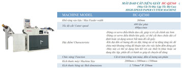 Máy dao cắt (xén) giấy HC-QZ360