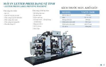 Máy in Letter Press dạng vệ tinh