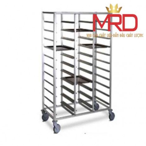 Xe đẩy khay inox