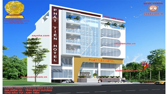 Thiết kế thi công xây dựng khách sạn