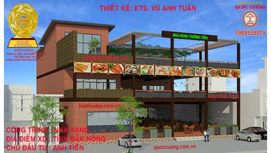 Thiết kế thi công xây dựng nhà hàng