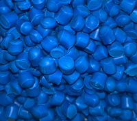 Hạt nhựa PVC màu xanh dương