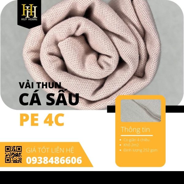 Vải cá sấu PE 4C 2m2-1m8