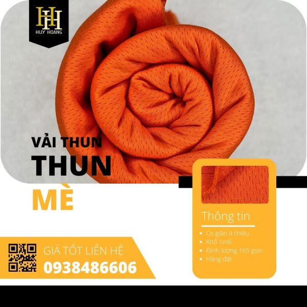 Vải thun mè 1m6-3m8