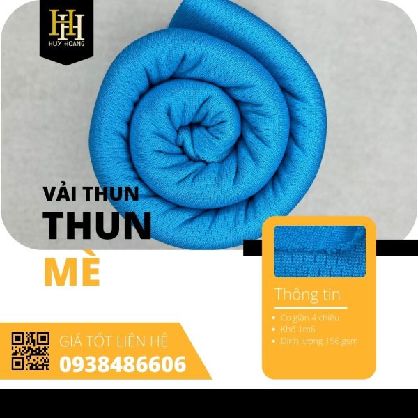 Vải thun mè 1m6-4m