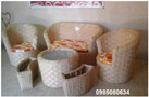 Bộ sofa mây nhựa