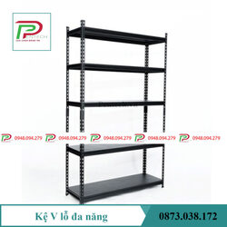 Kệ sắt V lỗ 5 tầng