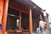 Thi công nhà gỗ truyền thống
