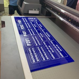 Bảng tên phòng in UV