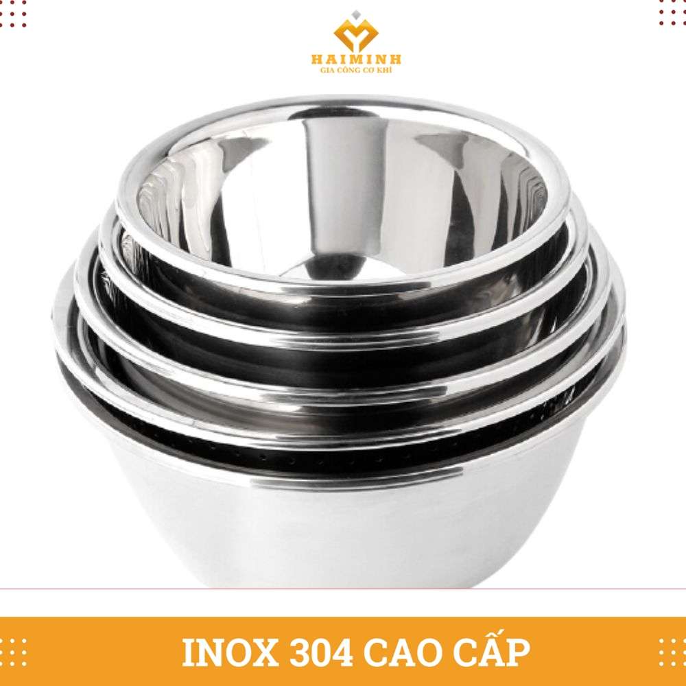 Thau tròn inox 304 cao cấp