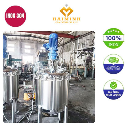 Bồn trộn gia nhiệt chất lỏng 2500l