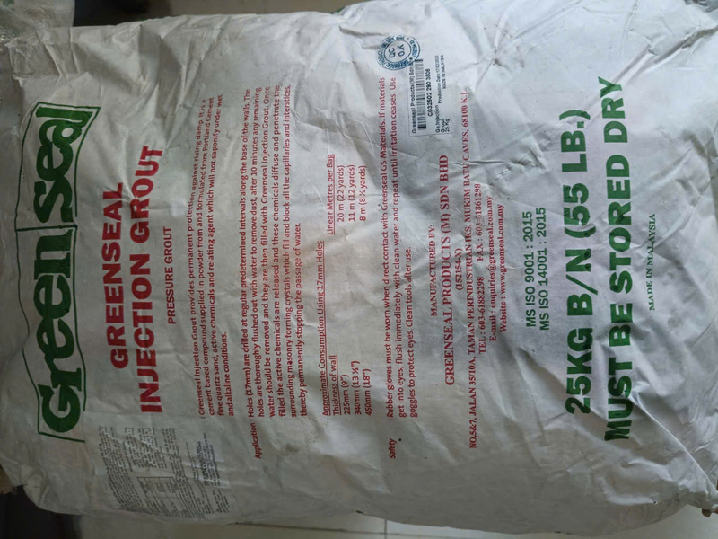 Greenseal Injection Grout