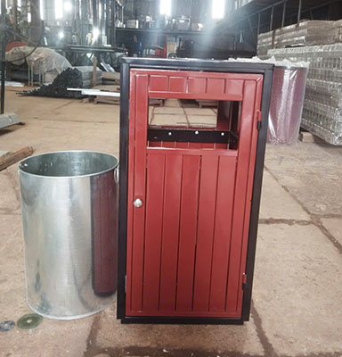 Thùng rác đơn ngoài trời