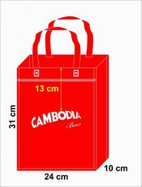 Túi vải không dệt quai dập Combodia