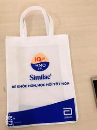 Túi vải không dệt túi hộp mẫu Similac