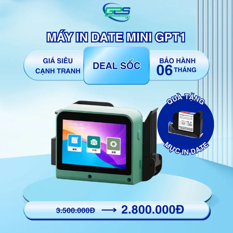 Máy in Date mini GPT1 cầm tay