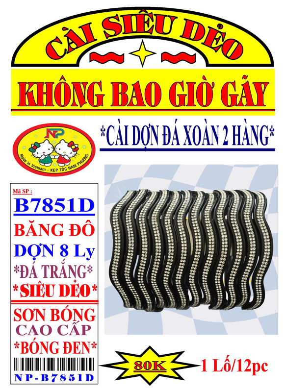 Băng đô xoắn đá siêu dẻo