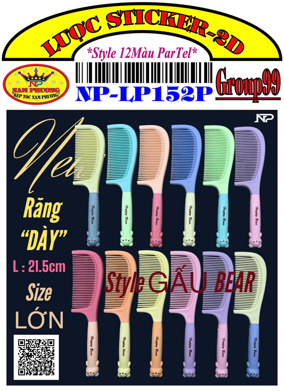 Lược chải đầu 2 màu