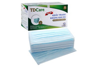 Khẩu trang y tế kháng khuẩn cao cấp TDCare 3 lớp xanh