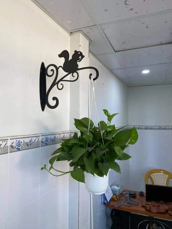 Móc sắt treo chậu hoa