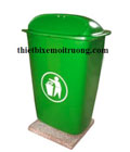 Thùng rác Composite có đế 50l