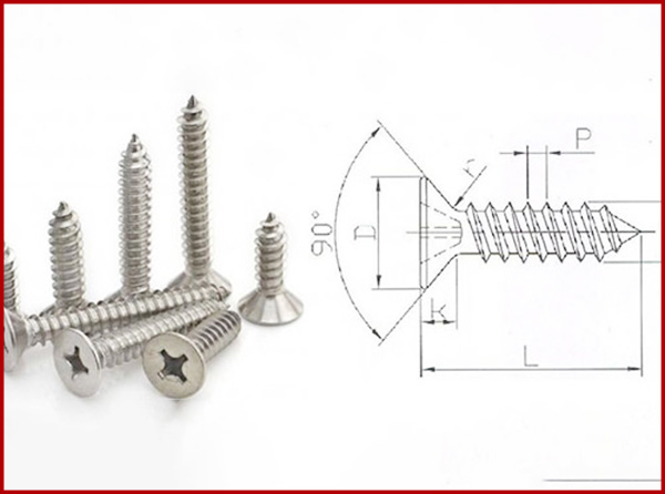 Vít gỗ đầu bằng