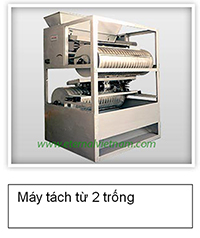 Máy tách từ 2 trống