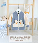 GBD3-32 áo khoác lông Goodmama chất liệu nỉ bông